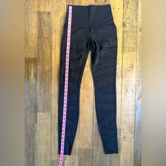 LULULEMON Black Wunder Under HR Tight *SE Tech Luon Hidden pocket Sheer bands - Picture 4 of 12